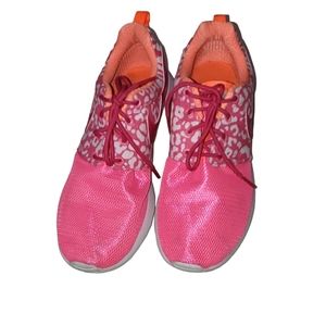 Nike Pink & Orange Sneakers Label Size 6.5Y, Which is equivalent to Women's 8